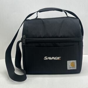 Carhartt Insulated 6 Can Lunch Cooler Bag Soft Shell Company Logo
